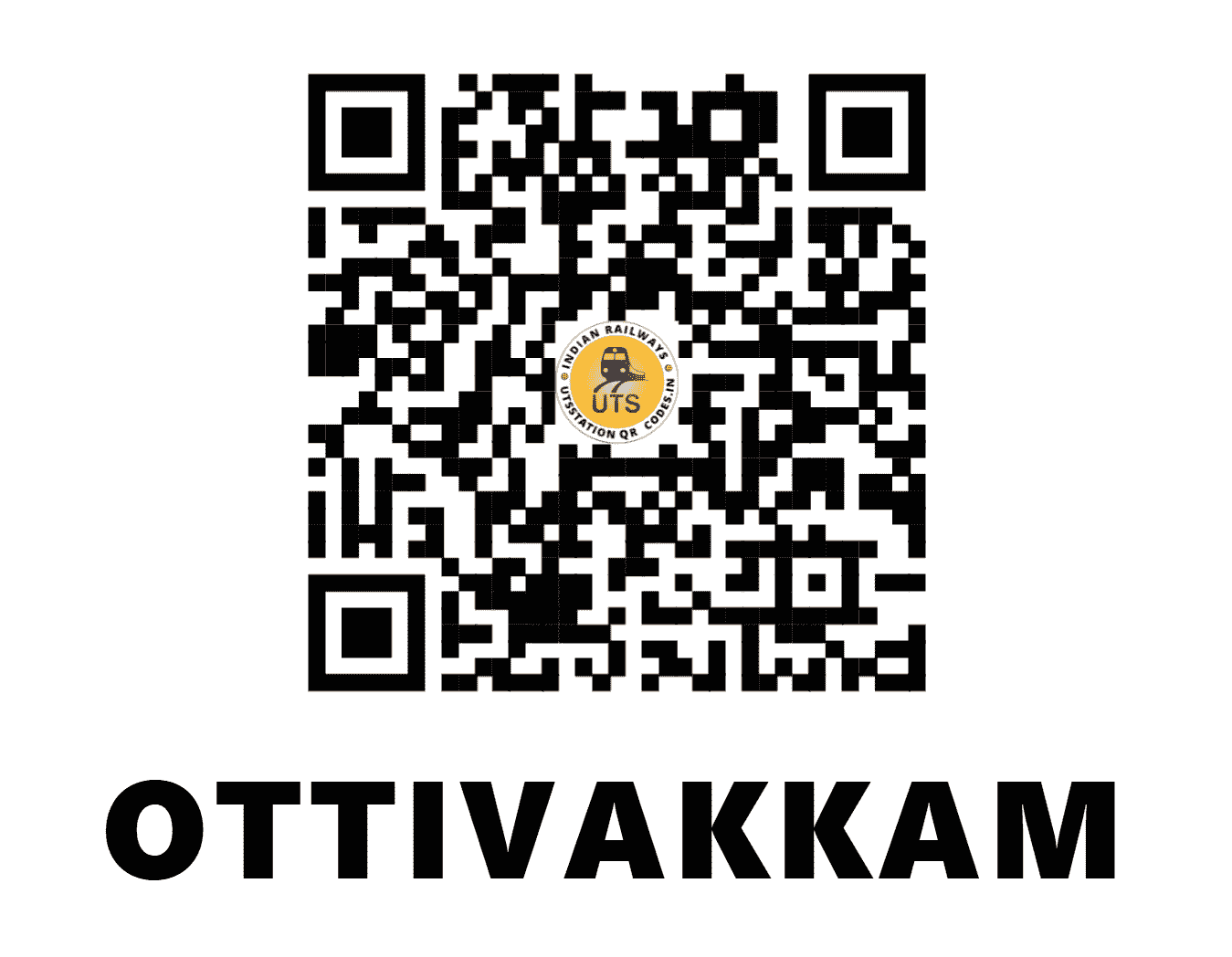 UTS QR Code for OTTIVAKKAM - OV - SR (TAMIL NADU)